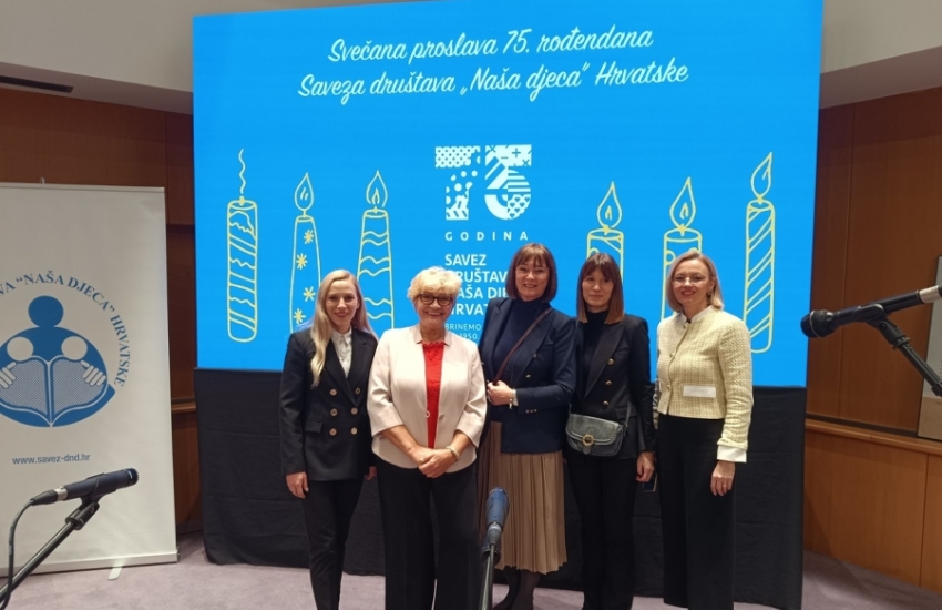 Savez društava „Naša djeca“ Hrvatske svečano obilježio 75 godina predanog rada