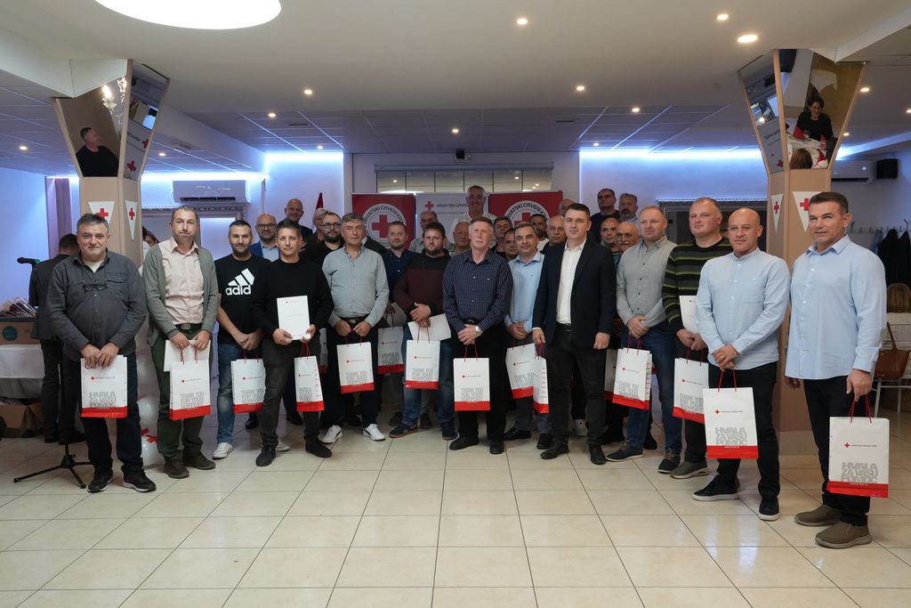 Prijem gradonacelnika gradski darivatelji krvi 50