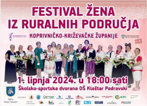 Posjetite Festival žena iz ruralnih područja Koprivničko-križevačke županije