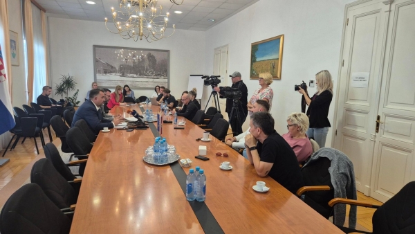 Župan Golubić na konferenciji za medije predstavio aktualnosti u radu Županijske uprave