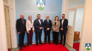 Rektor i prorektor Sveučili&scaron;ta Sjever posjetili Županijsku upravu, otvorene teme snažnijeg povezivanja i suradnje