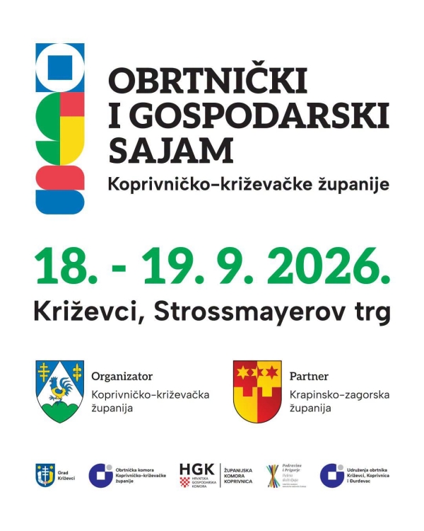 Predstavljen program 28. Obrtničkog i gospodarskog sajma Koprivničko-križevačke županije