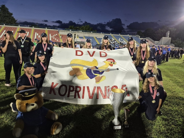 Mlade vatrogaskinje DVD-a Koprivnica postale državne prvakinje